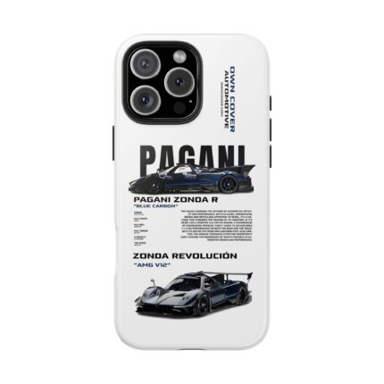 High-Performance Car Phone Case, Car Enthusiast Gift, Automotive Accessories, Tough Protection Case, Zonda R Design